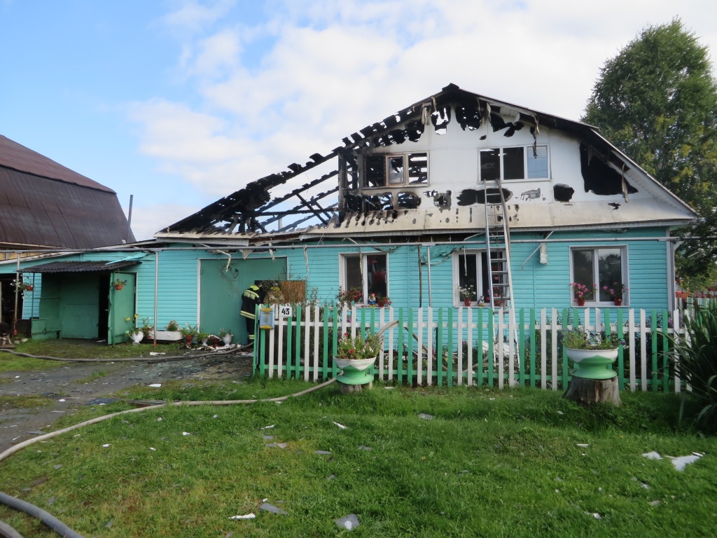 Пожар в жилом доме по 25 Октября (дополнение)